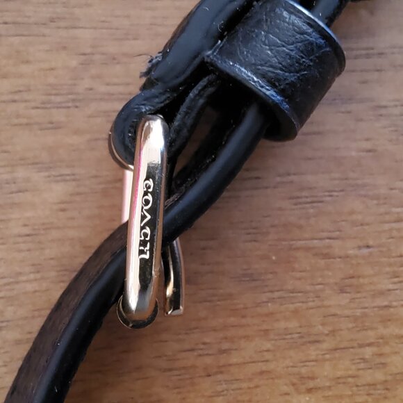 Like New Coach mollie Tote Bag 25 in Black C4084 - Picture 15 of 15